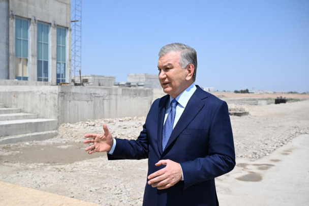Prezident «Toshkent-Sharqiy» aeroporti qurilishini borib ko‘rdi