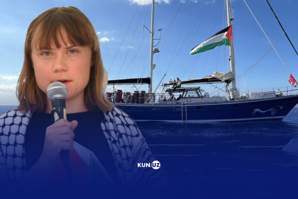 Qizaloqqa qarshi armiya: Greta Tunberg G‘azoga yetib borolmadi
