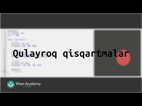 Qulayroq qisqartmalar
