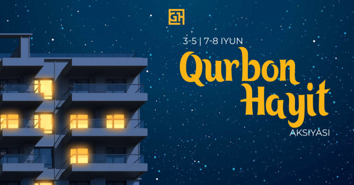 Qurbon hayitiga haqiqiy sovg‘a – Faqat Golden House’da!