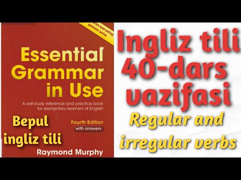 Regular and irregular verbs