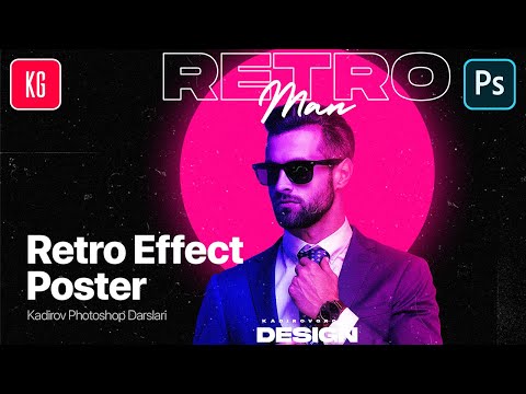 Retro Style Poster Design in Photoshop