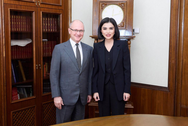 Saida Mirziyoyeva Moskvada Rossiya prezidenti administratsiyasi rasmiylari bilan uchrashdi