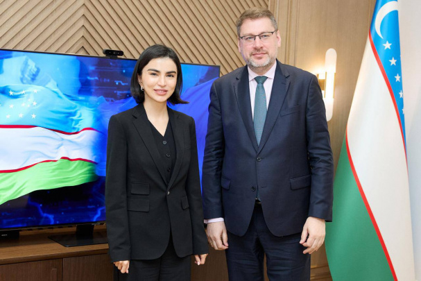 Saida Mirziyoyeva YeIning Markaziy Osiyo bo‘yicha maxsus vakili bilan uchrashdi