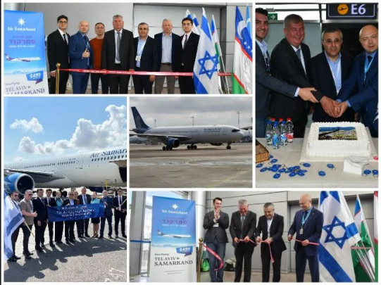 Samarqand va Tel-Aviv o‘rtasida to‘g‘ridan to‘g‘ri aviaqatnovlar yo‘lga qo‘yildi