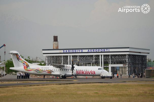 Sariosiyo aeroporti birinchi texnik reysni qabul qildi