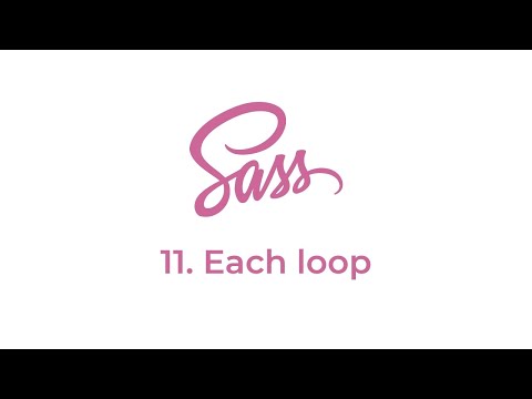 SASS 11-dars. Each loop