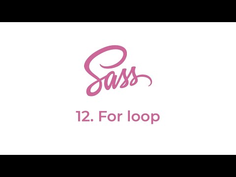 SASS 12-dars. For loop
