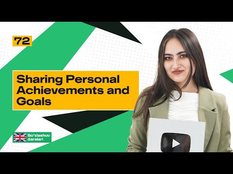 Sharing personal achievements and goals