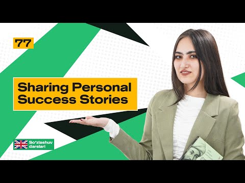 Sharing personal success stories