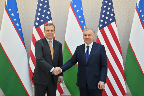 Shavkat Mirziyoyev AQShning yetakchi kompaniyalari delegatsiyasi bilan uchrashuv o‘tkazdi
