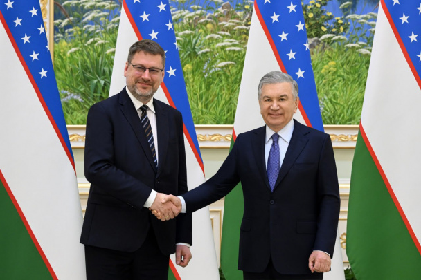 Shavkat Mirziyoyev Yevropa Ittifoqining Markaziy Osiyo bo‘yicha maxsus vakili bilan uchrashdi