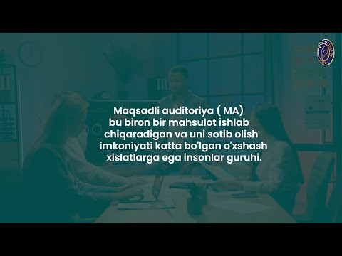 SMM. 10- dars. Maqsadli auditoriya