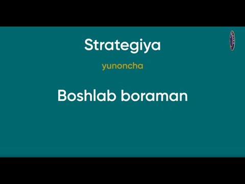 SMM. 5- dars. Strategiya nima?