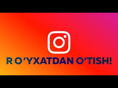 SMM 7-DARS//''Instagramdan Ro'yxatdan O'tishni O'rganamiz