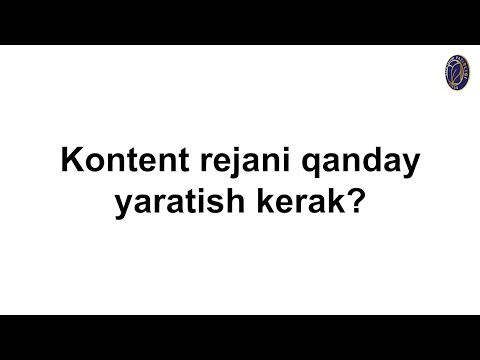 SMM. 8- dars. Kontent reja