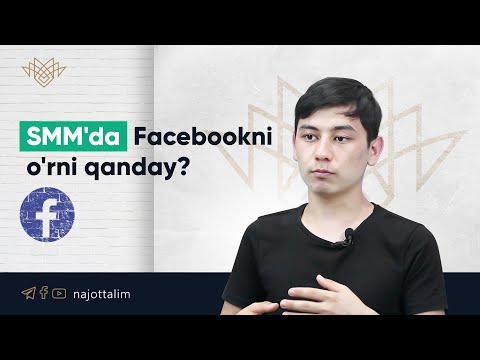 SMM'da facebookni o'rni qanday?