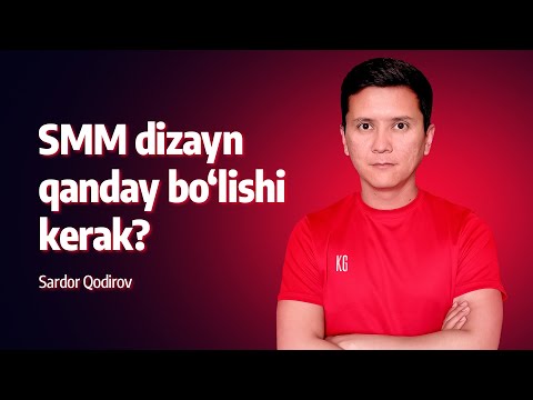SMM dizaynda axamiyat berish kerak bo'lgan narsalar