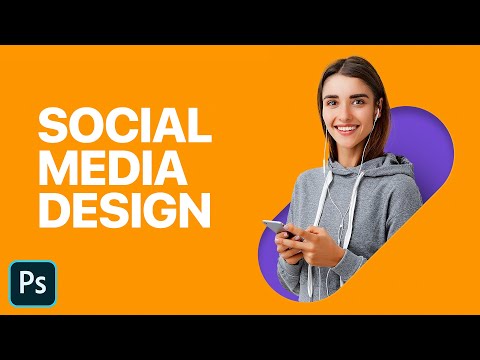 Social Media Design in Photoshop #1 Photoshop darslari