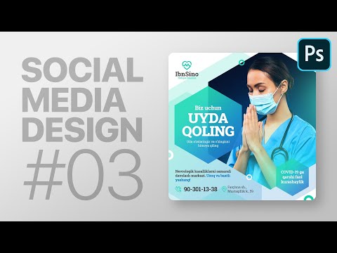 Social Media Design in Photoshop #3 Photoshop darslari