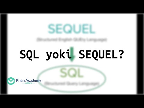 SQL yoki SEQUEL?