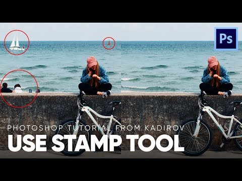 Stamp tool uskunasi - How to use Stamp Tool in Photoshop