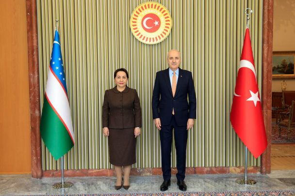 Tanzila Norboyeva Turkiya Buyuk Millat Majlisi rahbari bilan uchrashdi