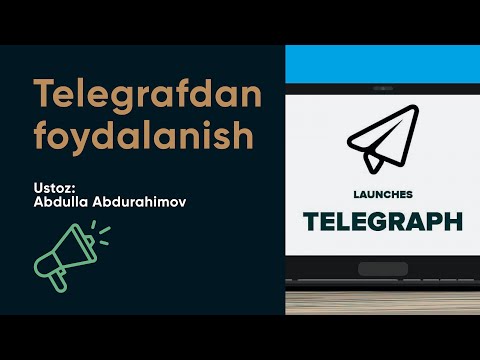 Telegrafdan foydalanish