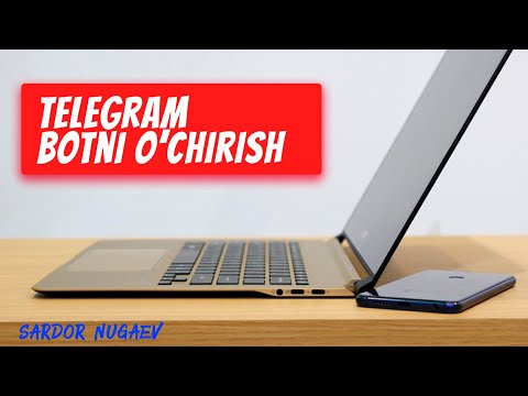 TELEGRAM BOTNI O'CHIRISH
