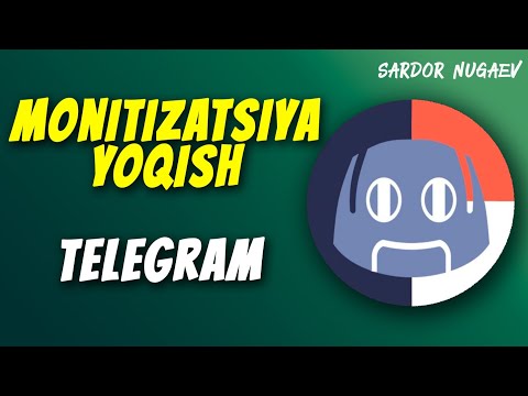 Telegram monitizatsiya yoqish