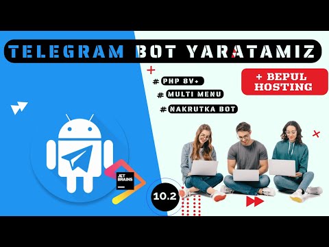 Telegramda multi menu bot yaratish, nakrutka bot yaratish, dasturlash darslari, pul ishalsh.