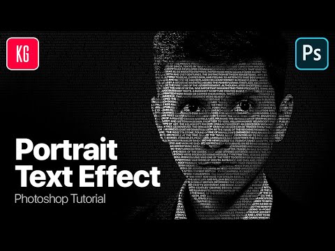 Text Portrait Effect
