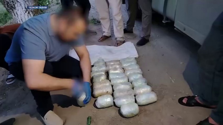 Tojikistondan olib kelingan qariyb 50 kg giyohvandlik vositasi musodara qilindi
