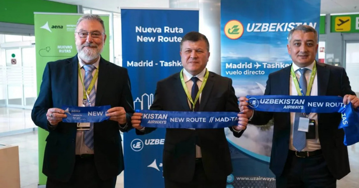 "Toshkent-Madrid" yo‘nalishida to‘g‘ridan to‘g‘ri havo qatnovlari yo‘lga qo‘yildi