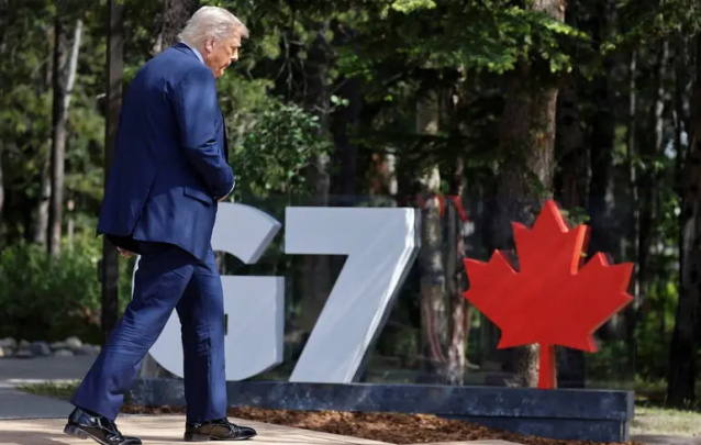 Tramp Yaqin Sharq tufayli G7 sammitini zudlik bilan tark etdi