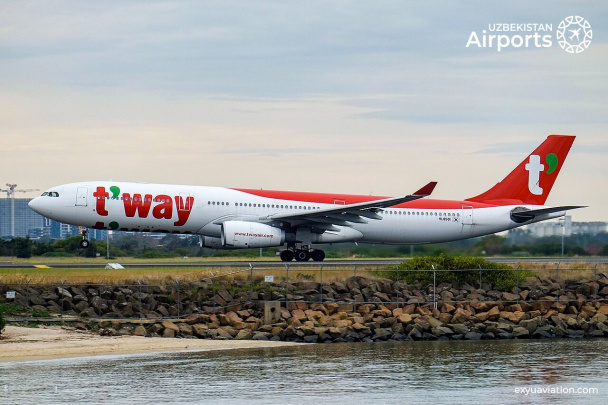 T'way Air Seuldan Toshkentga parvozlarni yo‘lga qo‘yadi