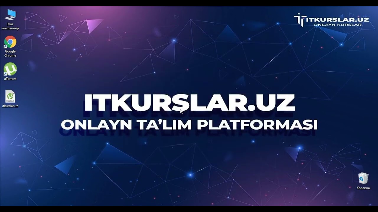 uTorrent dasturini o‘rnatish, sozlash va undan foydalanish