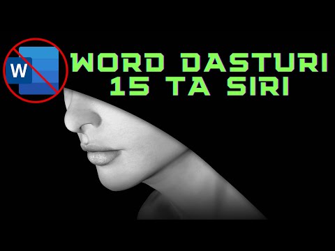 WORD DASTURI 15 TA SIRI
