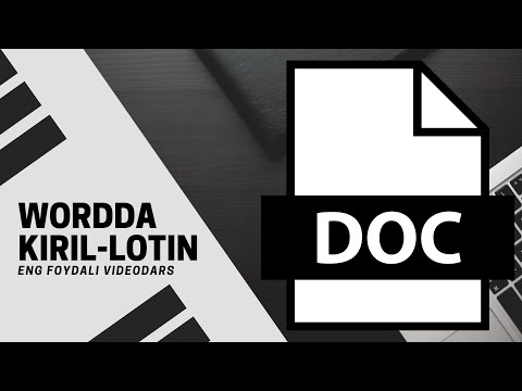WORD DASTURIDA KIRILL LOTIN YOKI LOTIN KIRILL