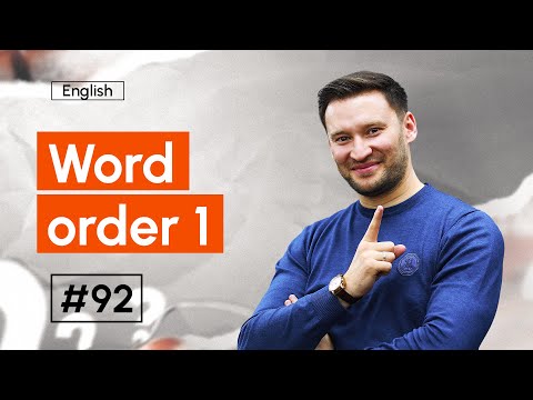 Word order 1