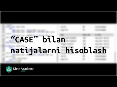 “CASE” bilan natijalarni hisoblash