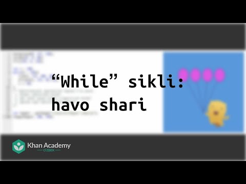 “While” sikli: havo shari