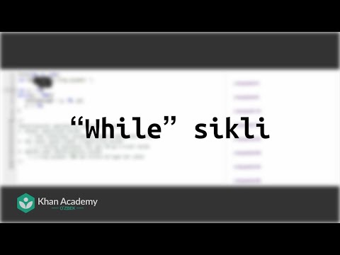 “While” sikli